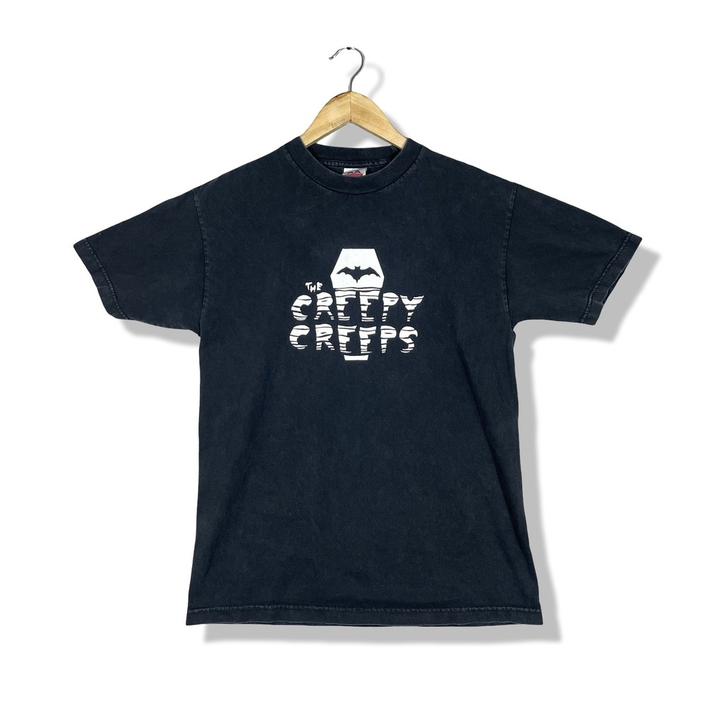 AAA The Creepy Creeps T-Shirt Mens Medium Black Punk Rock Band Goth Tee